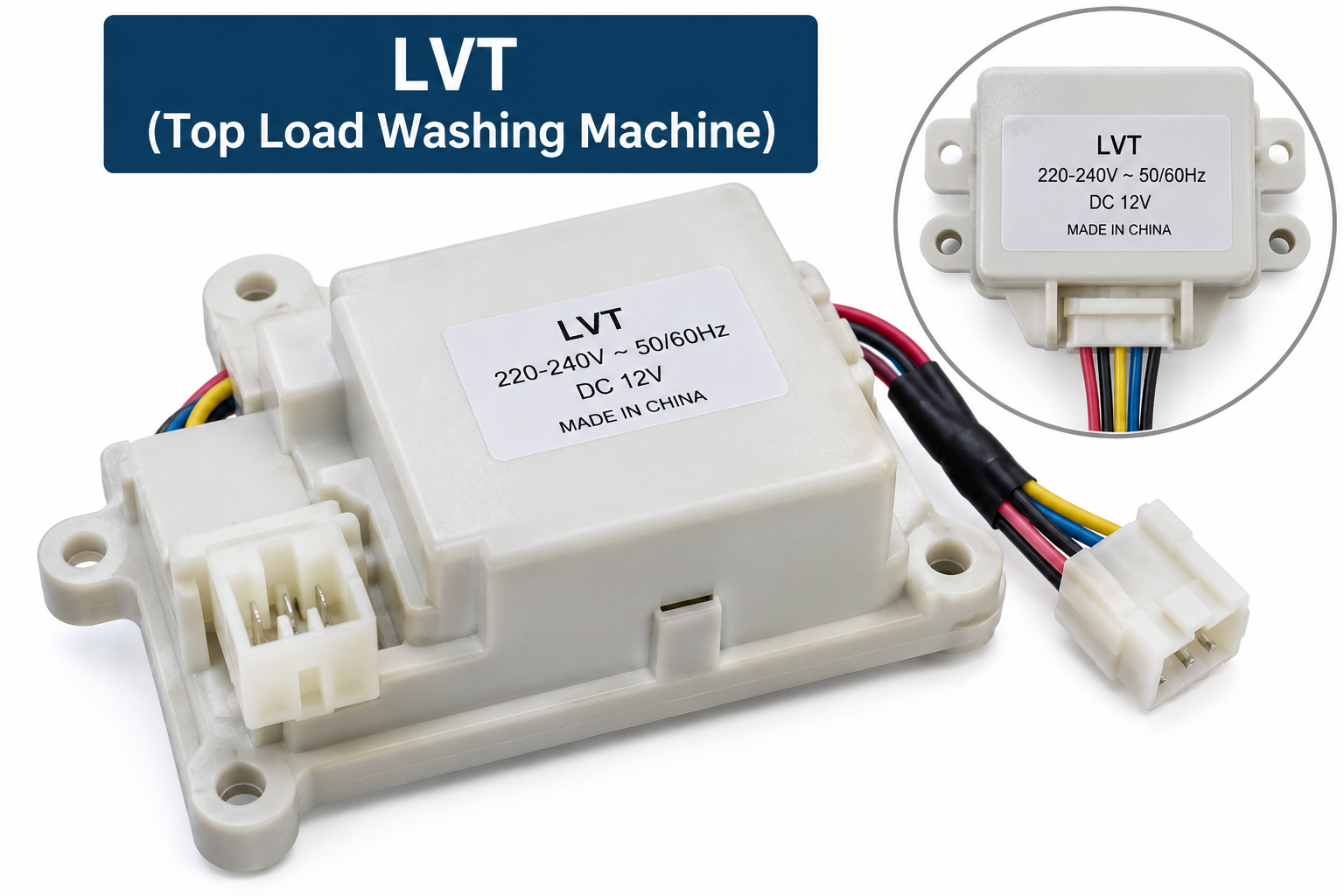LVT  top load washing machine