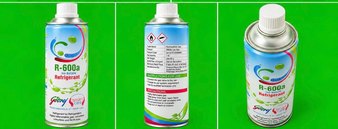 R-600, iso Butane,  Refrigerant, CAN